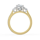 The Selene Ring - Cushion & Trapezoid Trilogy