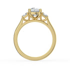 The Selene Ring - Cushion & Trapezoid Trilogy