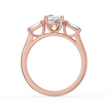 The Maia Ring - Cushion & Baguette Trilogy