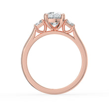 The Selene Ring - Cushion & Trapezoid Trilogy