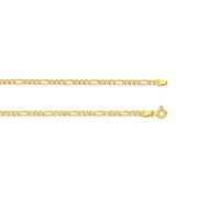 The Diamond Cut Figaro Chain