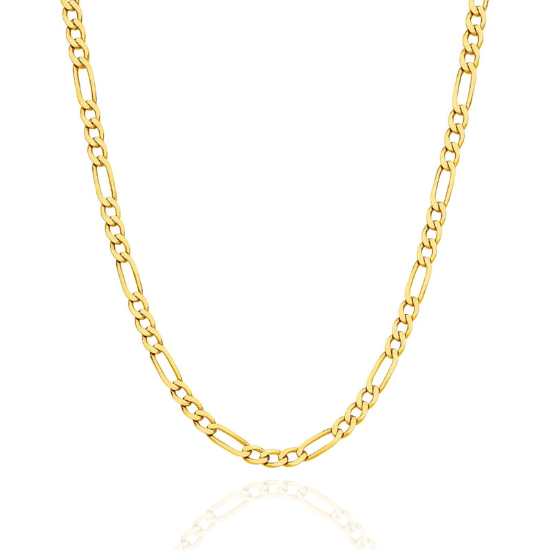 The Bold Diamond Cut Figaro Chain