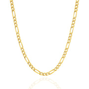 The Bold Diamond Cut Figaro Chain