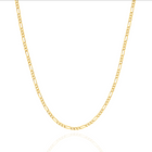 The Fine DC Figaro Chain in yellow gold | The Jewel Concierge