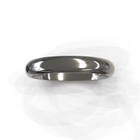 Domed Men's Wedding Band