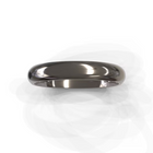 Domed Men's Wedding Band