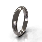 Domed Men's Wedding Band