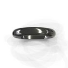 Domed Men's Wedding Band