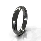 Domed Men's Wedding Band