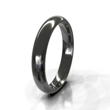 Domed Men's Wedding Band