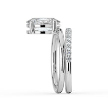 The Stella Ring - Oval Double Band Solitaire