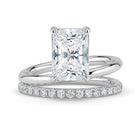 The Stella Ring - Radiant Double Band Solitaire