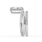 The Stella Ring - Radiant Double Band Solitaire