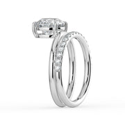 The Stella Ring – Round Double Band Solitaire in 14K Rose Gold – The Jewel Concierge