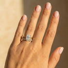 The Elysande Wedding Band – Braided Pavé – The Jewel Concierge