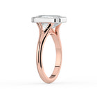 The Gabriella Ring - Emerald Bezel with Split Band