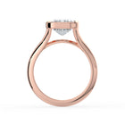 The Gabriella Ring - Emerald Bezel with Split Band