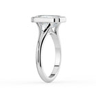 The Gabriella Ring - Emerald Bezel with Split Band