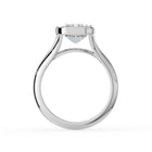 The Gabriella Ring - Emerald Bezel with Split Band