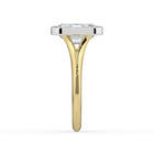 The Gabriella Ring - Emerald Bezel with Split Band