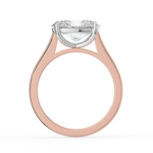 The Aria Ring - East-West Oval Solitaire