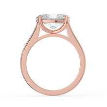 The Aria Ring - East-West Oval Solitaire