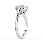 The Aria Ring - East-West Oval Solitaire