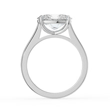 The Aria Ring - East-West Oval Solitaire