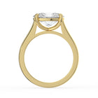 The Aria Ring - East-West Oval Solitaire