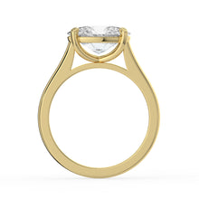 The Aria Ring - East-West Oval Solitaire