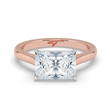 The Aria Ring - East-West Radiant Solitaire