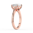 The Aria Ring - East-West Radiant Solitaire