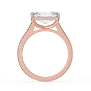 The Aria Ring — East-West Radiant Solitaire Lab-Grown Diamond Engagement Ring in Rose Gold | The Jewel Concierge