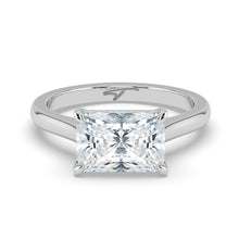 The Aria Ring - East-West Radiant Solitaire