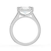 The Aria Ring — East-West Radiant Solitaire Lab-Grown Diamond Engagement Ring in White Gold | The Jewel Concierge