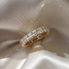 The Ellie Ring — Cushion Lab-Grown Diamond Eternity Band | The Jewel Concierge
