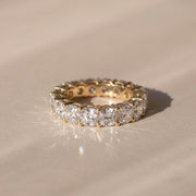 The Ellie Ring — Cushion Lab-Grown Diamond Eternity Band | The Jewel Concierge