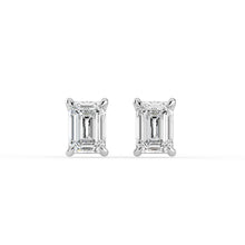 The Althea Earrings - Emerald Cut Studs
