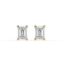 The Althea Earrings - Emerald Cut Studs