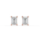 The Althea Earrings - Emerald Cut Studs