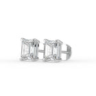 The Althea Earrings - Emerald Cut Studs