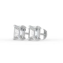 The Althea Earrings - Emerald Cut Studs