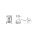 The Althea Earrings - Emerald Cut Studs
