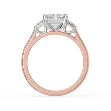 The Maia Ring - Emerald & Baguette Trilogy