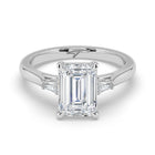 The Maia Ring - Emerald & Baguette Trilogy