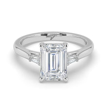 The Maia Ring - Emerald & Baguette Trilogy