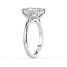 The Maia Ring - Emerald & Baguette Trilogy