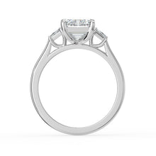 The Maia Ring - Emerald & Baguette Trilogy