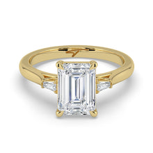 The Maia Ring - Emerald & Baguette Trilogy