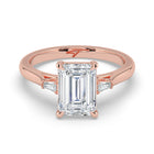 The Maia Ring - Emerald & Baguette Trilogy